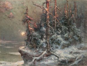 Pine Forest by Iulii Iul'evich (Julius) Klever