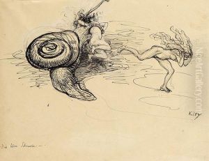 Die Bose Schnecke by Heinrich Kley