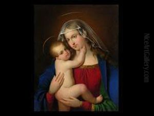 Madonna Mit Dem Kind by Eduard Klieber