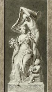 Flora Und Zephir. by Josef Klieber