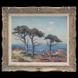 Carmel Coastline by Louis K. Klingelhofer