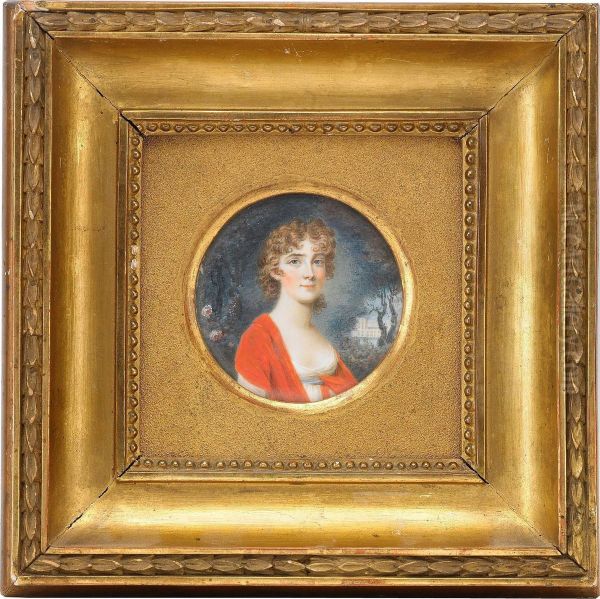 Portratt Av Drottning Fredrika Dorothea Wilhelmina - I Fonden Haga Slott - view 1