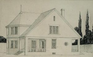 A Group Of Architectural Designs by Christiane Brix Klitgaard-May