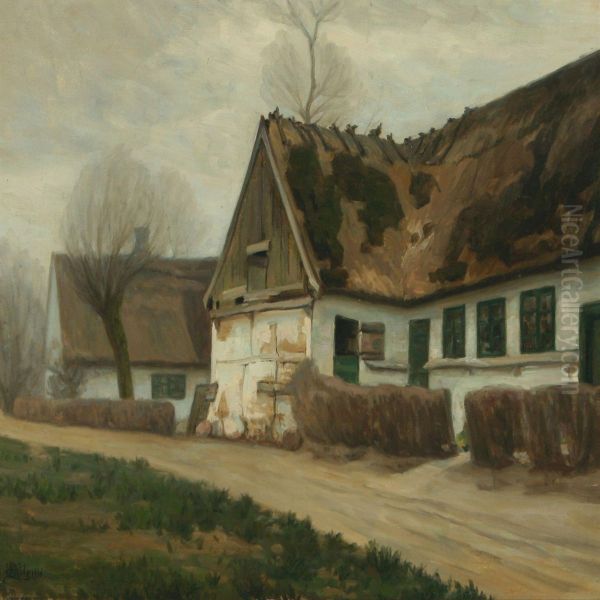 Old Farm By The Road - view 1