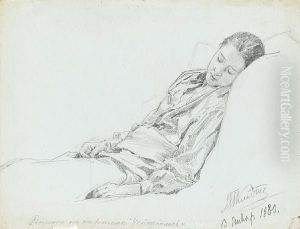 Three Works On Paper by Michail Petrovic Klodt