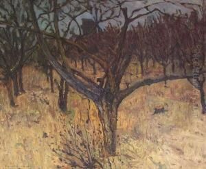 Vorfruhling: Obstgarten Bei Glindow by Hans Klohss