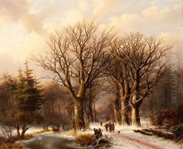 Winter In The Reichswald - view 1