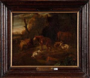 Vaches Et Moutons by Albert-Jansz. Klomp