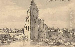 The Ruins Of Heusden Castle by Valentin Klotz