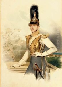 Portrait Of An Officer Of The Russian Imperial Army