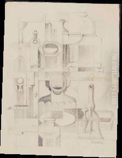 Still Life With Bottles - view 1