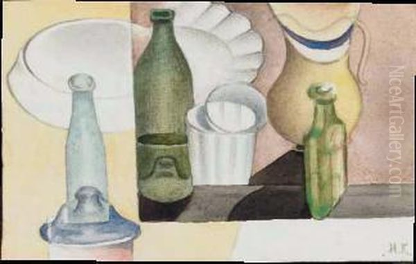 Still Life Of Bottles - view 1