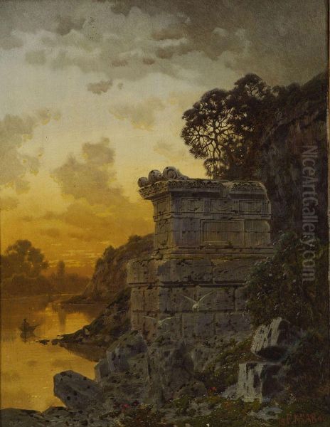 Abendstimmung Am Flussufer - view 1