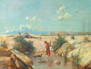 Campement Dans Le Desert