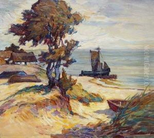 Boote An Der Kurischen Nehrung - view 1