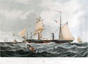 Her Majesty's Steam Fraigate Cyclops by Adolphus Knell