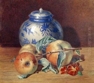 Still Life Of Fruit And A Chinese Jar