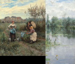 Three Women In A Landscape Three Women In A Landscape