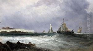 Fishing Boats At Sea Fishing Boats At Sea