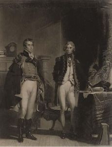 The Army And Navy, Wellington And Nelson by John Prescott Knight