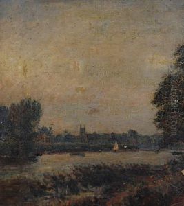 Twickenham Church by John William Buxton Knight
