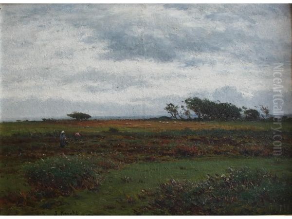 Workers On An Open Moor - view 1