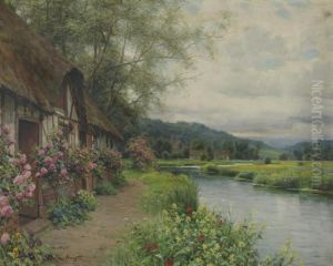 Cottage At Beaumont-le-roger by Louis Aston Knight