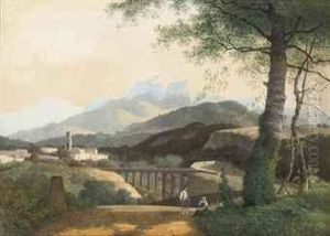 Resting In The Shade Of A Tree, La Cava Beyond by Martheus Derk Knip