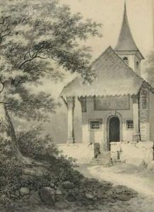 Felskapelle Bei Kussnacht Im Kanton Luzern by Martheus Derk Knip