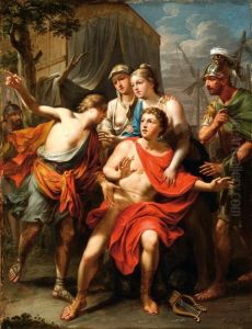 Achilles Receiving News Of The Dead Of Patroclos by Martin Knoller