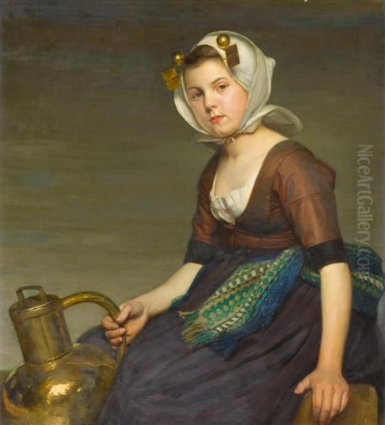 Girl With A Jug - view 1