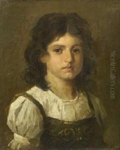 Madchenportrat. by Georg David Salomon Knorr