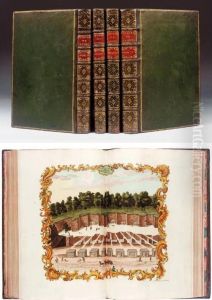 6 Parts In 4 Volumes, Folio (406 X 255mm.), 2 Aquatint Portraits, Engraved Divisional Title To Plates Section In Vol.1, Hand-coloured Double-page Engraved Plate Of A Quarry, 272 Colour-printed And Hand-coloured Engraved Plates, Many Double-page, Contempor by Georg Wolfgang Knorr