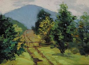 Untitled - Spring Landscape by Elizabeth Mcgillivr. Knowles