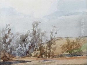 Landscape With Trees by Archibald Knox