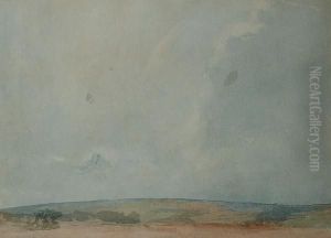 Extensive Country Landscape by Archibald Knox