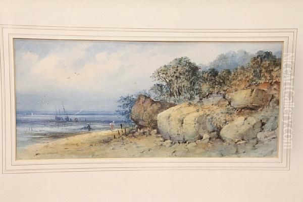 Figures On A Shoreline - view 1