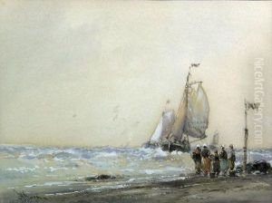 Sailing Ships And Fishing Boats On Beaches