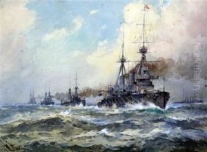 'in The North Sea Line' & 'on The Thames Neargravesend'