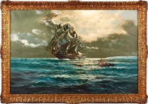 A Break In The Clouds - A Lightening by William Knox