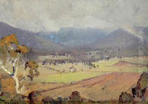 Rain In The Hills Healesville by William Dunn Knox