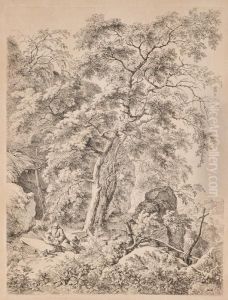 Landschaft Mit Eremit