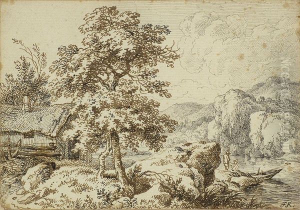 Flusslandschaft Mitbauernhaus. - view 1