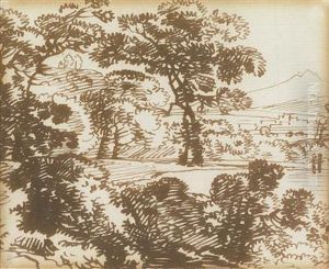 A Collection Of Thirteen Landscape Studies