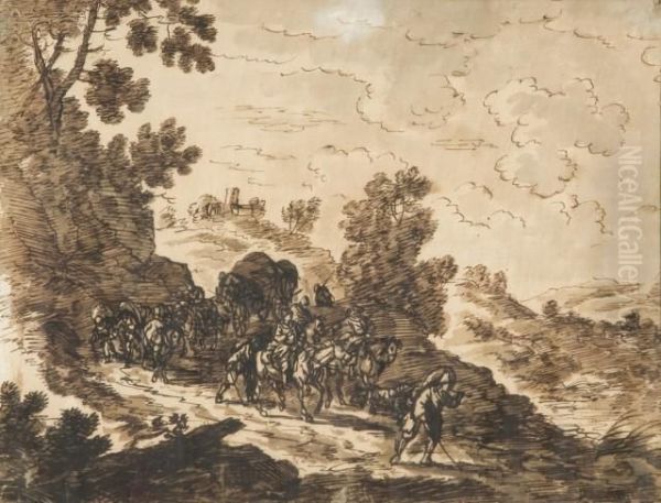 Paysage Avec Des Voyageurs - view 1