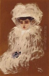 Female Portrait by Leo Kober