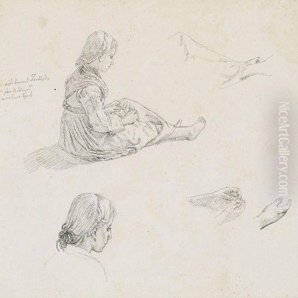 Study Of A Little Girl - view 1