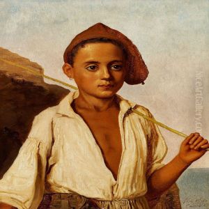 Portrait Af En Fiskerdreng Fra Capri