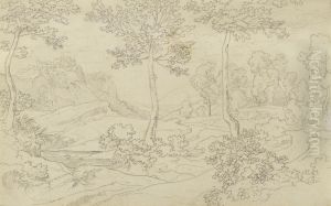 Civitella Landscape by Joseph Anton Koch