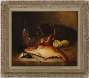 Nature Morte Au Poisson by Friedrich Ferdinand Koch